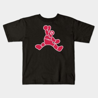 Jumping Houston Rockets Gingerbread Man Kids T-Shirt